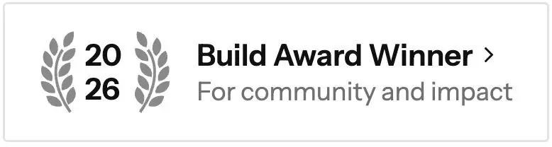 Shopify Build Award Winner 2026
