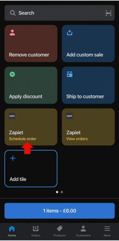 Pickup scheduling