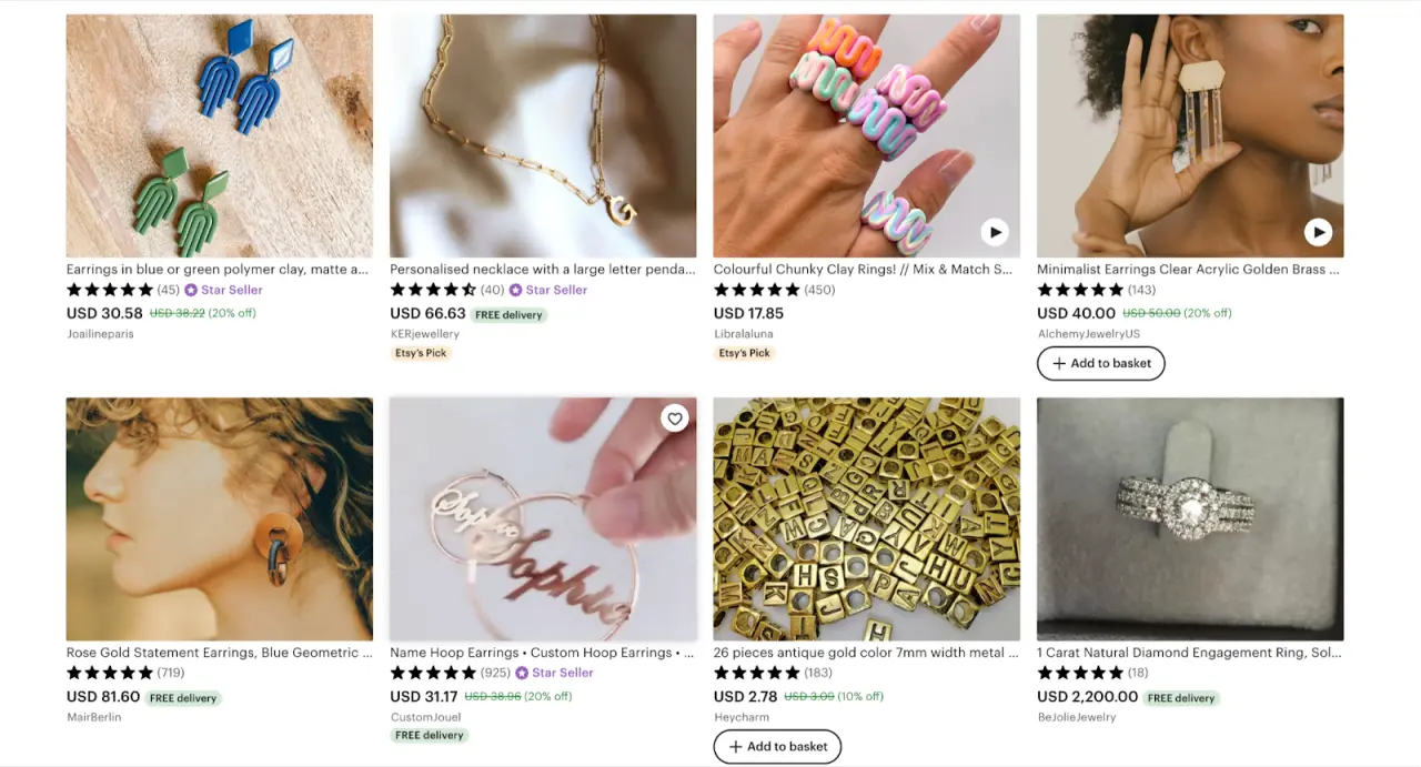 Etsy marketplace